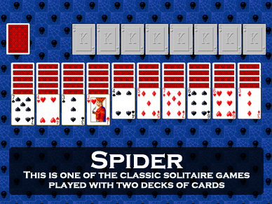 Spider Solitaire  Play Online Cards at Coolmath Games